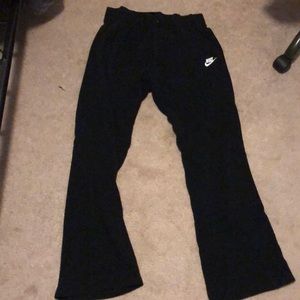 Nike wide leg sweat pants